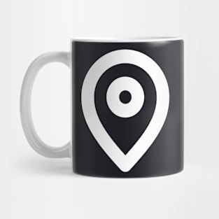 Map Pin Icon T-Shirt Mug